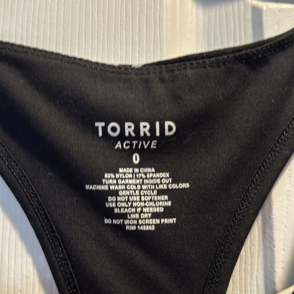 Torrid Active Zip Front Sports Bra Shine Star Print 0 - Picture 3 of 8